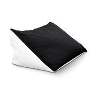 SMOOTHY Bookworm reading pillow - ergonomic wedge pillow neck pillow with microbeads ergonomic pillow back support book pillow for long reading hours and cosy nights