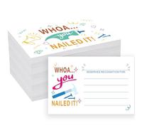SMOQYKBW 120 Pcs 6 x 4 Inches Shout Out Cards for Teachers Employees Appreciation Recognition Reward Card Motivational Notes Cards for School, Office, Bulletin Board Decor