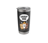 S'More Fun Camping Marshmallow Group Hug Campfire Stainless Steel Insulated Tumbler