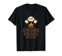 S'More Kisses Please Campfire Camping Crew Graphic T-Shirt