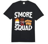 Smore Squad Campfire Marshmallow Chocolate Graham Cracker Comfort Colors Adult Heavyweight T-Shirt