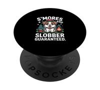 Smores And Slobber Guaranteed Camping Dog PopSockets Adhesive PopGrip