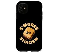 S'mores And Stoicism Funny Camping Philosophy Case for iPhone 11