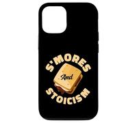S'mores And Stoicism Funny Camping Philosophy Case for iPhone 12/12 Pro