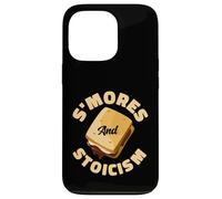 S'mores And Stoicism Funny Camping Philosophy Case for iPhone 13 Pro