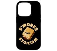 S'mores And Stoicism Funny Camping Philosophy Case for iPhone 14 Pro