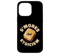 S'mores And Stoicism Funny Camping Philosophy Case for iPhone 14 Pro Max