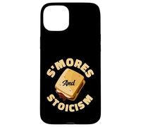 S'mores And Stoicism Funny Camping Philosophy Case for iPhone 15 Plus