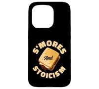 S'mores And Stoicism Funny Camping Philosophy Case for iPhone 15 Pro