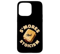 S'mores And Stoicism Funny Camping Philosophy Case for iPhone 15 Pro Max
