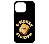 S'mores And Stoicism Funny Camping Philosophy Case for iPhone 16 Pro