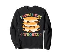 S'mores Before Whores Shirt Camping Lover Marshmallow Smores Sweatshirt