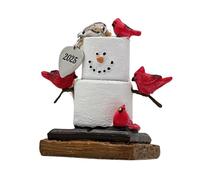 S'Mores with Cardinals Ornament Dated 2025, Bringing Joy and Peace for The Giver and The Recipient