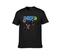 Smosh Ian & Anthony Men's T-Shirt Unisex Black Cotton Print Tee Shirts Black XXL