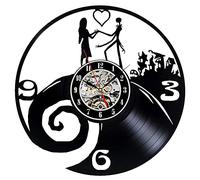 Smotly Vinyl Wall Clock, Christmas Nightmare Love Record, Beautiful Home Wall Decor Wall Clock Gift.