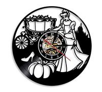 Smotly Vinyl wall clock, the famous Cinderella fairy tale pattern, a wonderful wall clock gift for children.