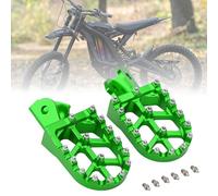 Smotrcc CNC Foot Pegs for Surron, Motorcycle Footpegs Foot Pedals Rests Compatible with Sur Ron Light Bee X S Segway X260 X160 Talaria Sting MX3 MX4 Talaria XXX Dirt Bike-Green