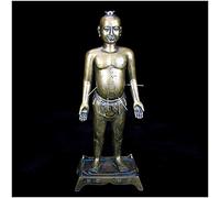 SmPinnaA Acupuncture Bronze Male Model - Human Acupuncture Model - Antique Bronze Male Acupuncture Model - 13.7" Height Acupuncture Point Model - for Learning Meridians And Acupoints