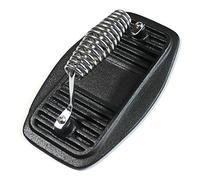 SmPinnaA Cast Iron Grill Press, Heavy Duty Bacon Press, 8.8"x5.1" Pre-Seasoned Burger Weight Press, with Spiral Handle, for Meat Steak Beef, Barbecue Flat Top Oven Skillet BBQ