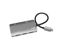 Smpl 5-in-1 USB-C Hub, Thunderbolt 3 Hub to 4K HDMI Adapter, 3 x USB 3.0, 100W PD Charger, Compatible with MacBook Pro, Air