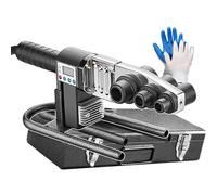 SMRHBWXS Digital Plastic Pipe Welder,100-320°C Hot Melt Machine for PPR/PE/PVC,Electric Fusion Welding Tool for Plumbing and Repair Shops