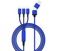 Smrter USB 2.0 USB-A Stecker, USB-C™ Stecker 1.20m Blau