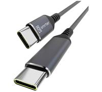 Smrter USB-C® Cable USB 2.0 USB-C® Male, USB-C® Male 2 m Anthracite with OTG Fun