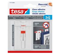 tesa 77777-00001-00 TE77777-00001-00 SMS Clavo Adhesivo Ajustable Hasta 2Kg para Pared Pintada, Standard, one Size, Set of 2 Pieces