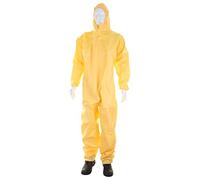 Beeswift Disposable Coverall Microporous Type 3/4/5/6 Yellow M