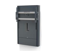 SMS New Presence Speed Wall - manually height adjustable wall mount - up to 98” | max. VESA 600x400 | Payload: 60-90kg | dark grey