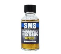SMS The Scale Modellers Supply Metallic BRASS 30ml - Airbrush Ready Hobby Paint