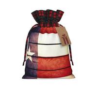 SMSJTMWHN American Flag Pattern Print Premium Gift Bag For Bulk Gifts, Perfect For Jewelry, Women & Children'S Gifts