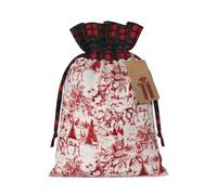 SMSJTMWHN Animal Wilderness Bear Deer Print Premium Gift Bag For Bulk Gifts, Perfect For Jewelry, Women & Children'S Gifts