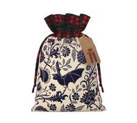 SMSJTMWHN Bat Pattern Print Premium Gift Bag For Bulk Gifts, Perfect For Jewelry, Women & Children'S Gifts