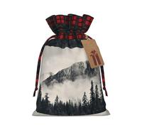 SMSJTMWHN Canadian Smokey Mountain Cliff Print Premium Gift Bag For Bulk Gifts, Perfect For Jewelry, Women & Children'S Gifts