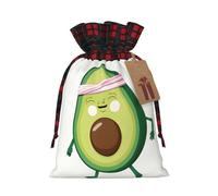 SMSJTMWHN Cute Avocado Print Premium Gift Bag For Bulk Gifts, Perfect For Jewelry, Women & Children'S Gifts