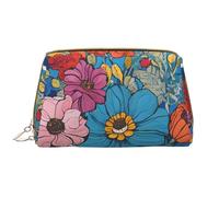 SMSJTMWHN Hello Hawaii Print Stylish & Durable Leather Makeupbag-multi-Compartment, Water-Resistant,High-Capacity Organizer For Travel And Home Use, White, One Size