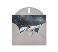 SMSJTMWHN Ladybug On Daisy Flower Thank You Notes Dot Note Cards With Envelopes Stickers Greeting Blank Card