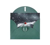 SMSJTMWHN Ladybug On Daisy Flower Thank You Notes Dot Note Cards With Envelopes Stickers Greeting Blank Card