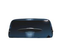 SMSJTMWHN Leather Pencil Case Flying Saucer At Night Print Pencil Case Bag Spacious And Stylish Zipper Pencil Pouch Office Use Pencil Bag