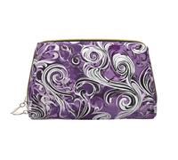 SMSJTMWHN The Sea Witch Inspired Print Stylish & Durable Leather Makeupbag-multi-Compartment, Water-Resistant,High-Capacity Organizer For Travel And Home Use, White, One Size