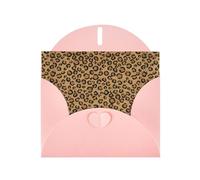 SMSJTMWHN Wild Leopard Animal Thank You Notes Dot Note Cards With Envelopes Stickers Greeting Blank Card