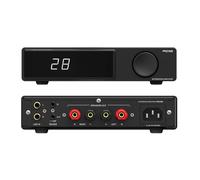 SMSL AO10 HIFI Amplifier, 2 Channel Stereo Amp, 100W Class D Power Integrated Amplifiers for Passive Speakers, Home Audio Component Desktop Ampli with 12V Trigger/Bass Treble Control/EQ Adjustment