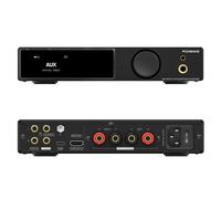 SMSL AO300PRO Power Amplifier DAC Headphone Amp 2.1CH 165W x165W (Black) | Blutooth 5.3 MA5332MS IC MQA MQA-CD DAC CS43131 IC 4.4mm/6.35mm 768K/32Bit XMOS XU316 USB/BT/Coax/Opt/RCA/HDMI(eARC) Input