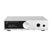 SMSL D100 Desktop DAC Headphone Amp, ES9081 Chip,True Balanced Audio Interface for Home Stereo,MQA,32-Bit/768kHz DSD512,32-600Ω headphones,USB/Optical/Coaxial Inputs,4.4mm&6.35mm/RCA Outputs (Silver)