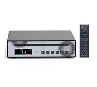 SMSL PL100PRO CD Player 2*CS43131 High-End DAC Chips RCA/Optical/Coaxial/XLR Balanced /3.5mm&4.4mm Headphone Output 200mW 32Ω, Lossless MQA Playback, CD-R/CD-RW/MP3 Disc (Black)