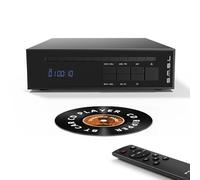 SMSL PL20 HiFi CD Player for Home, CD Ripper, Bluetooth Car CD Players, 2*CS43131 Chip, USB Drive/Bluetooth Input RCA/BT/3.5mm/4.4mm Balanced/Optical/Coaxial Digital Output, Black