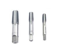 Smsucfuda 1/16",1/8",1/4" NPT Pipe Tap Set,3Pcs Carbon Steel Pipe Taps Cutting Tools Great for Various Mechanics DIY Thread Cutting and Cleaning