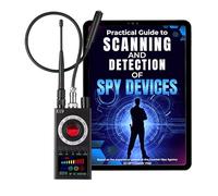 SMT SECURITY Hidden Camera Detector 2026 K19+ Anti-Spy - RF Scanner for GPS Trackers & Listening Devices, Portable Signal Detector for Hotel Office Home Travel Privacy Protection