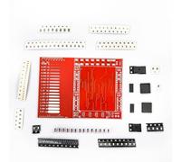 SMT Soldering Practice Kit for DIY Welding Training Board with Water Flowing LED Circuit, Red
